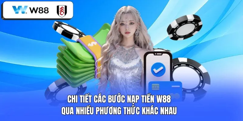 Chi tiết các bước nạp tiền W88 qua nhiều phương thức khác nhau