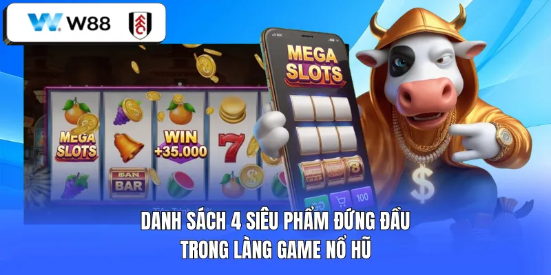 Danh sách 4 siêu phẩm đứng đầu trong làng game nổ hũ