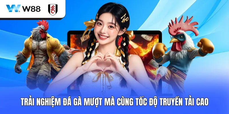 Trải nghiệm đá gà mượt mà cùng tốc độ truyền tải cao